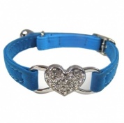Blue Sweetheart Cat Collar
